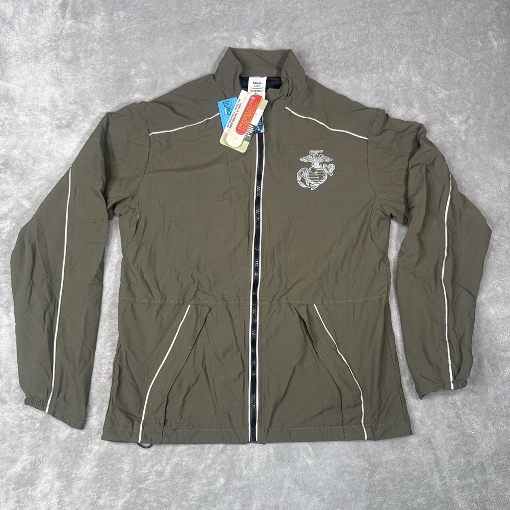 USMC US Marine Corp Olive Green Track Small Long Jacket USA Made Military New